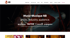 Desktop Screenshot of musicnb.org