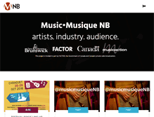 Tablet Screenshot of musicnb.org